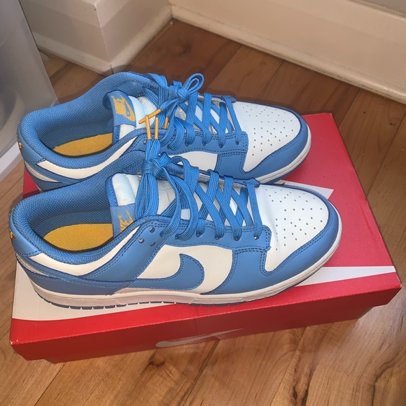 Nike Shoes - Authentic coast university gold dunk lows
